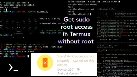 As a workaround they suggest to wrap sudo iptables in a script or call iptables in a cron job by root. . How to use sudo in termux without root